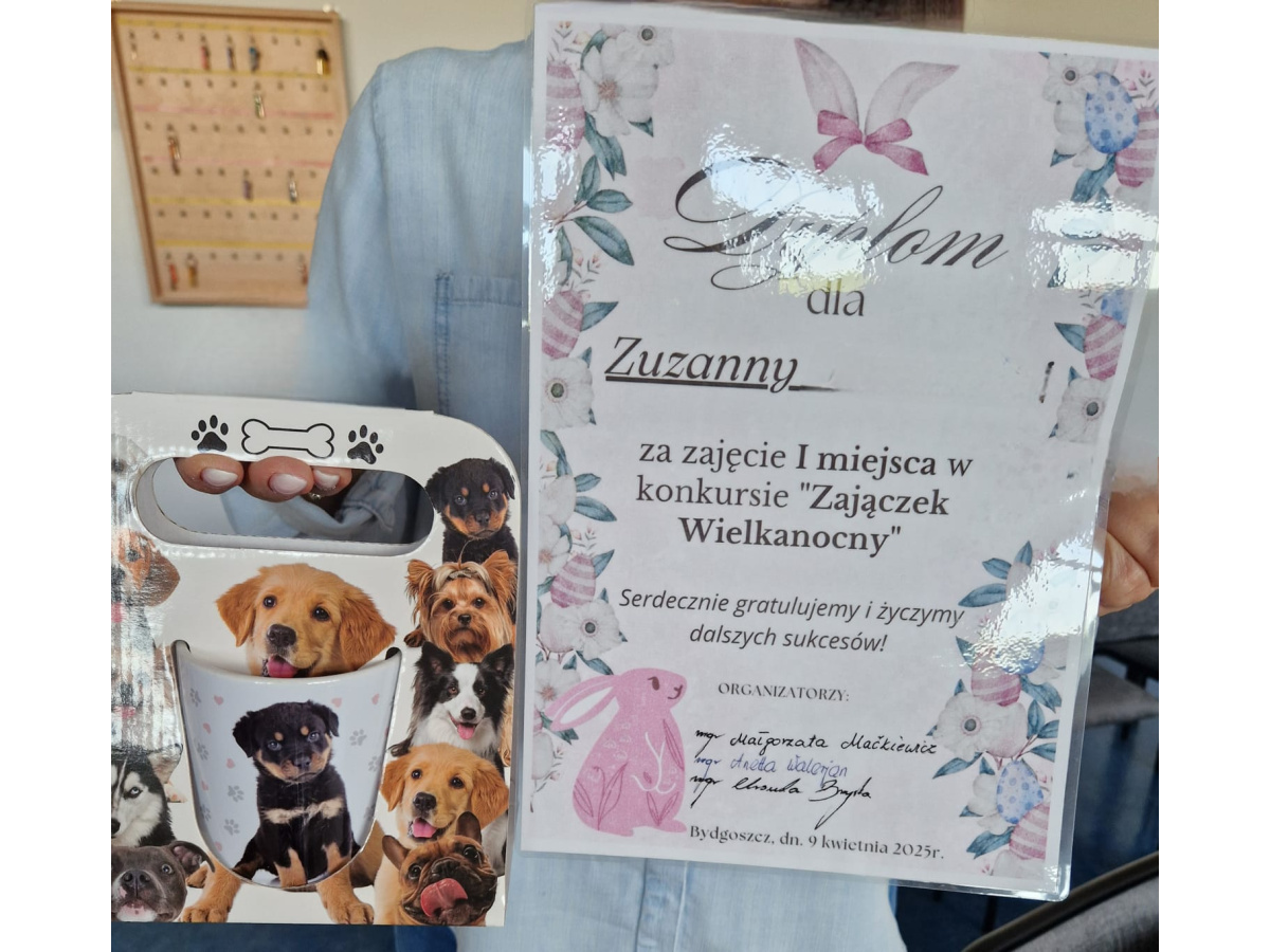 Młodzież Podopiecznym Hospicjum Sue Ryder w Bydgoszczy_Zajączek Wielkanocny_5
