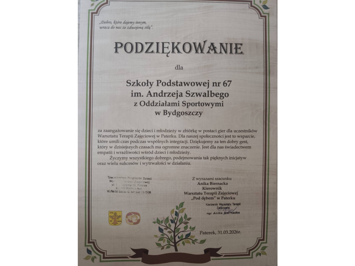 W Warsztacie Terapii Zajęciowej-1